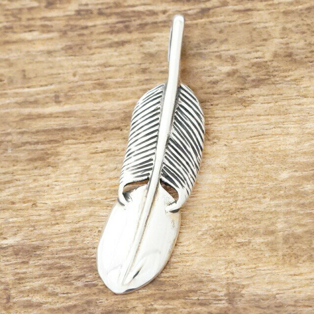 TJK フェザー ペンダン ネックレス シルバー 925 インディアン ナバホ族 ネイティブ[GOCsf19s]| メンズ..