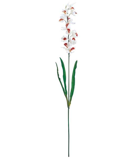 蘭（ラン） 80cm シンビジウム [ONSFLSP7289] |人工観葉植物 アートフラワー 造花 フラワー フェイクグリーン 装飾 飾付 小物 デコレーション 飾り イベント パーティー フラワーアレンジメント 店舗装飾 花束 クリーム ディスプレイ 室内装飾 飾り付け