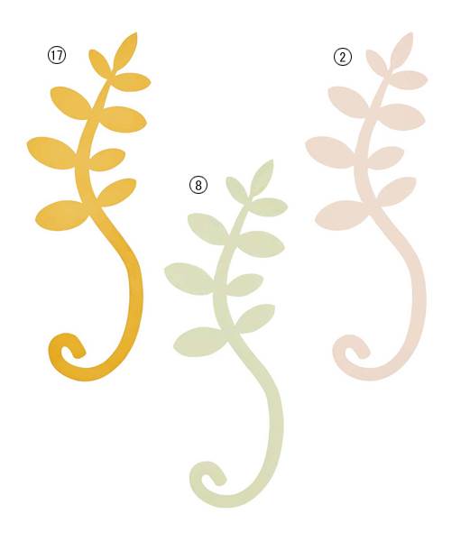 55cm クリアリーフモチーフハンガー [ONSDIMI71002] |人工観葉植物 アートフラワー 造花 フェイクグリ..