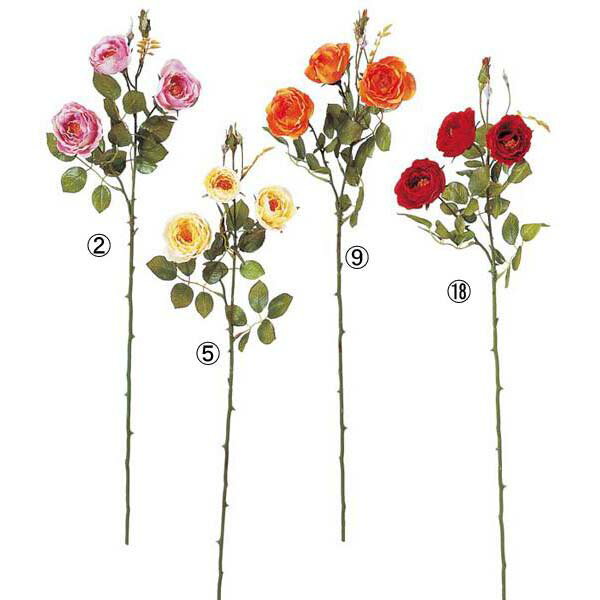 70cm ミニイングリッシュローズ [ONSFLSP7698]|人工観葉植物 アートフラワー 造花 フラワー フェイクグリーン 装飾 飾付 デコレーション 飾り イベント パーティー フラワーアレンジメント インテリア 店舗装飾 ローズ ディスプレイ 室内装飾 飾り付け 薔薇 バラ ばら