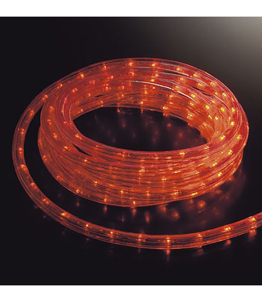 4000cm 耐水 1440球 (40M)スーパーLEDレッドロープライト(常点灯/パワーコード/コ ...
