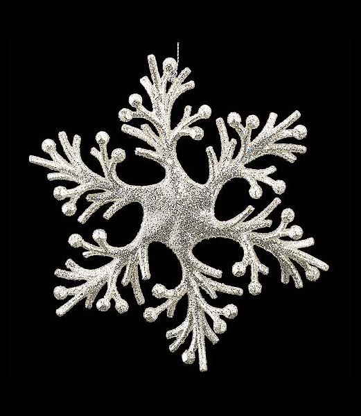 15cm オーロラシルバースノーフレーク [ONSTOSN6111] |装飾 飾付 クリスマス 小物 雑貨 イベント クリ..