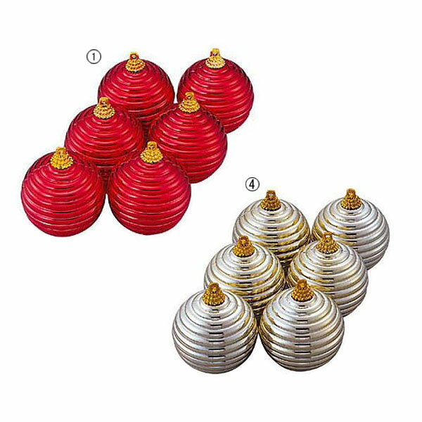 60mm メタリックスワールボール [ONSTOBA6074] |装飾 飾付 クリスマス 小物 雑貨 イベント クリスマス..