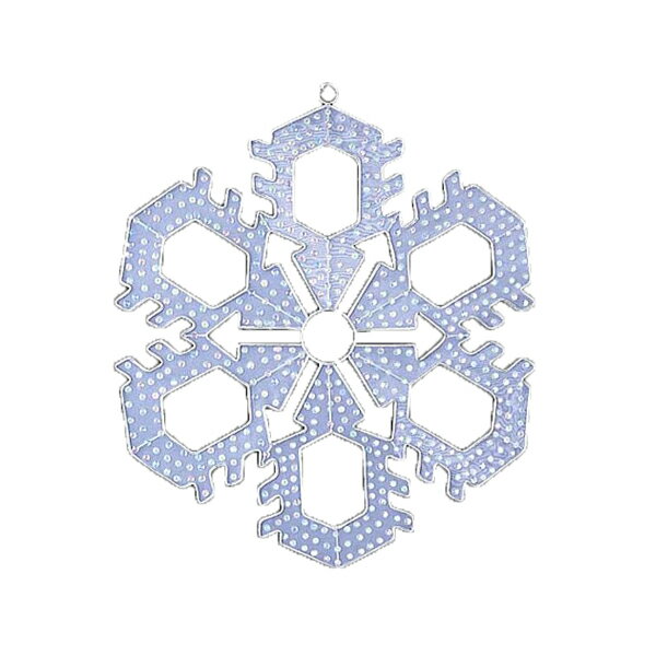 60cm スパンコールシアースノーフレーク(両面) [ONSDISN6951] 送料無料 |装飾 飾付 クリスマス 小物 雑貨 イベント クリスマスツリー飾り オーナメント クリスマス装飾 飾り パーティー デコレーション スパンコール シアー スノーフレーク 雪 店舗装飾 室内装飾 Christmas