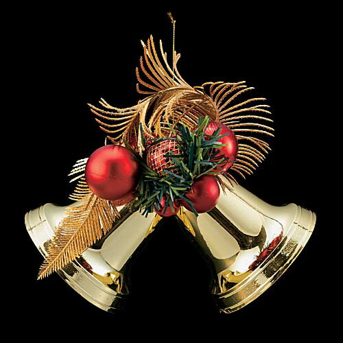 25cm　ツインベル [ONSDIBL6937] |クリスマス 装飾 デコレーション オーナメント 飾り イベント パーテ..