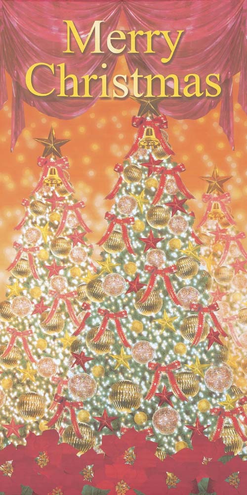180cm メリークリスマススクリーン　[ONSDITA6875] 送料無料 |人工観葉植物 造花 フェイク 資材 装飾 ..