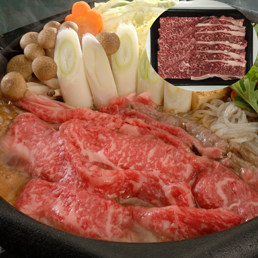 飛騨牛 岐阜 飛騨牛 すきやき (モモ・肩450g) SHS3950162 |精肉 肉加工品 牛肉 すきやき 詰め合わせ お歳暮 父の日 特産品 誕生会 プレゼント