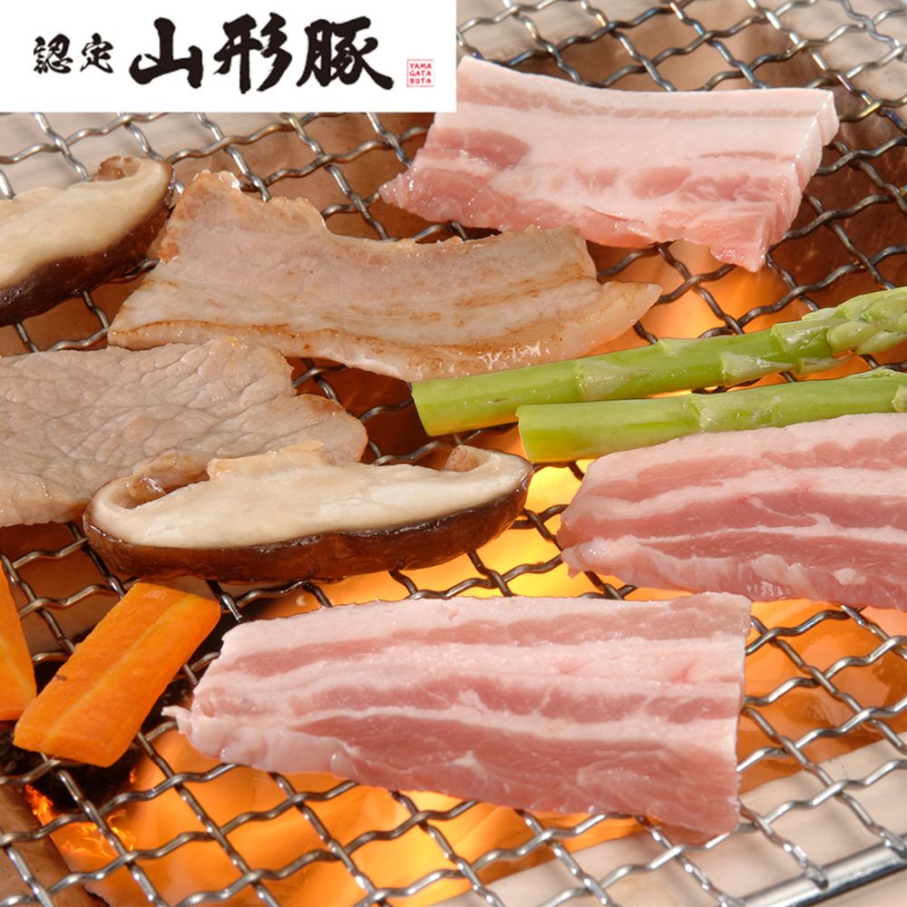 山形豚 バラ焼肉（1kg） 山形 山形県食肉公社認定 SHS7240157 |豚肉 肉加工品 焼肉 お中元 父の日 快気祝い