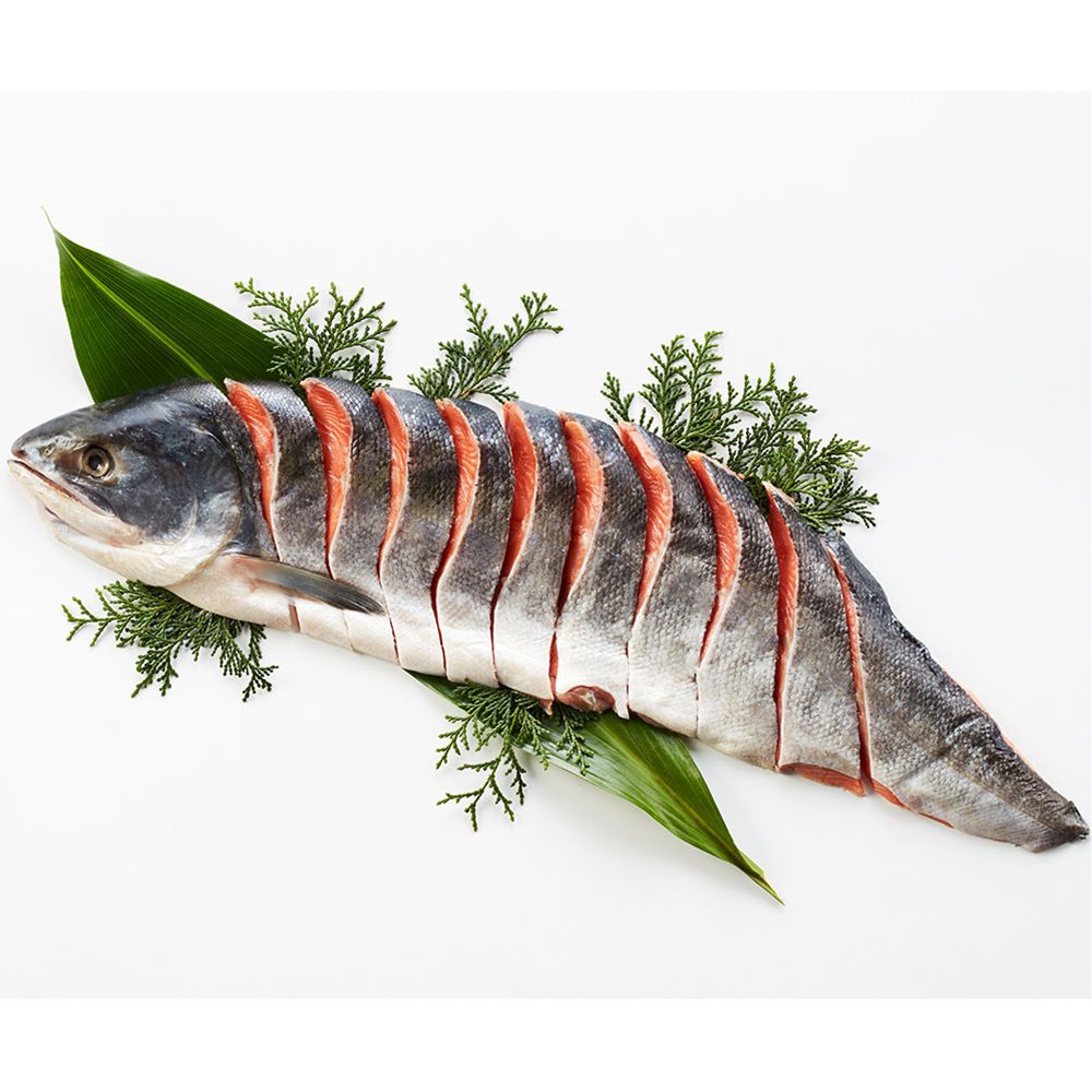 新巻鮭 新巻鮭半身姿切身 700g 北海道産 SHS0930115 |魚介類 水産加工品 惣菜 お中元 父の日 名産