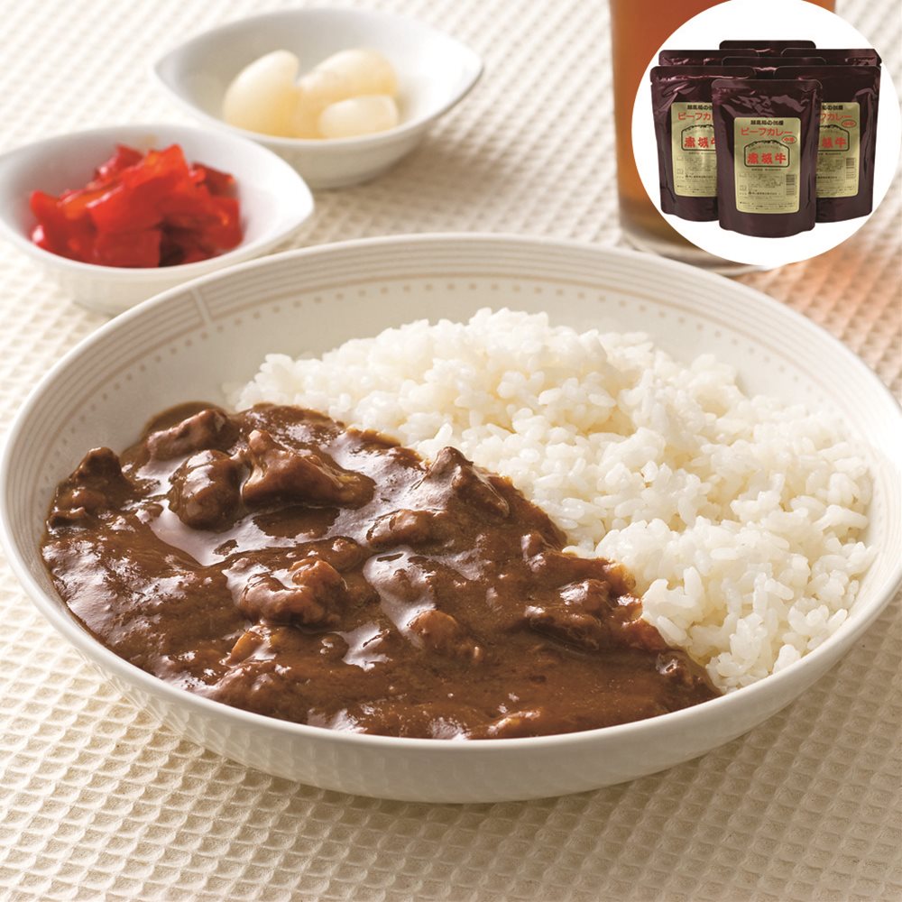 赤城牛カレー ゴールドタイプ 200g×7 (中辛) 群馬 SHS2970031 |惣菜 カレー お中元 お歳暮 母の日