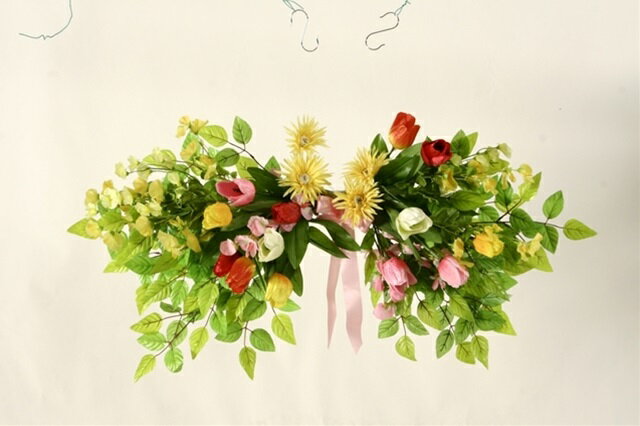 バーチチューリップハンガー[MRS09-02702]|造花 フェイクグリーン 人工植物 デコレーション 店舗装飾 飾り 飾りつけ 飾り付け 装飾 チューリップ【イベント用品 アレンジメント資材 インテリア 】
