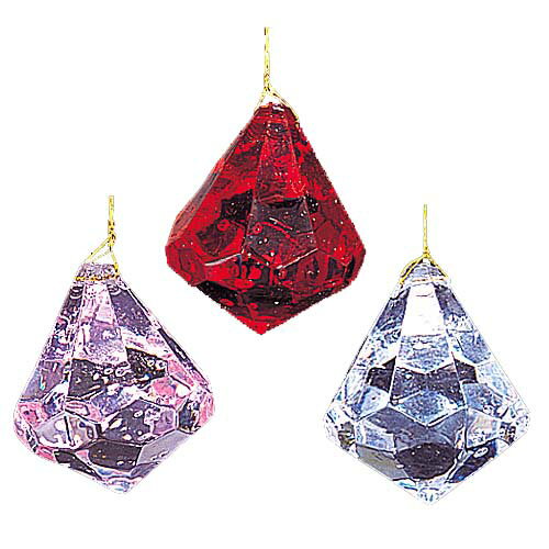 4cm ダイヤモンド [ONSTOMI6100] |造花 フェイク 人工観葉植物 クリスマス 装飾 デコレーション ガーラ..