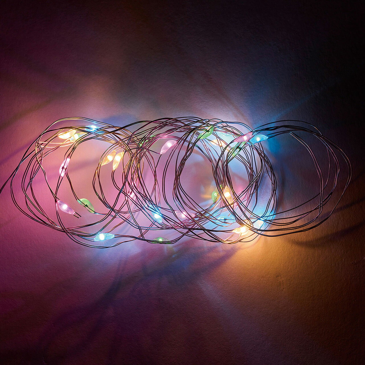 イルミナLED 10コ入り ＃50 カラフル 1袋[TDLGI003010-050]|資材 電飾 LED【イルミネーション 透明感 ディスプレイ装飾 シンプル インテリア雑貨 イベント装飾 パーティー電飾 オーナメント 】