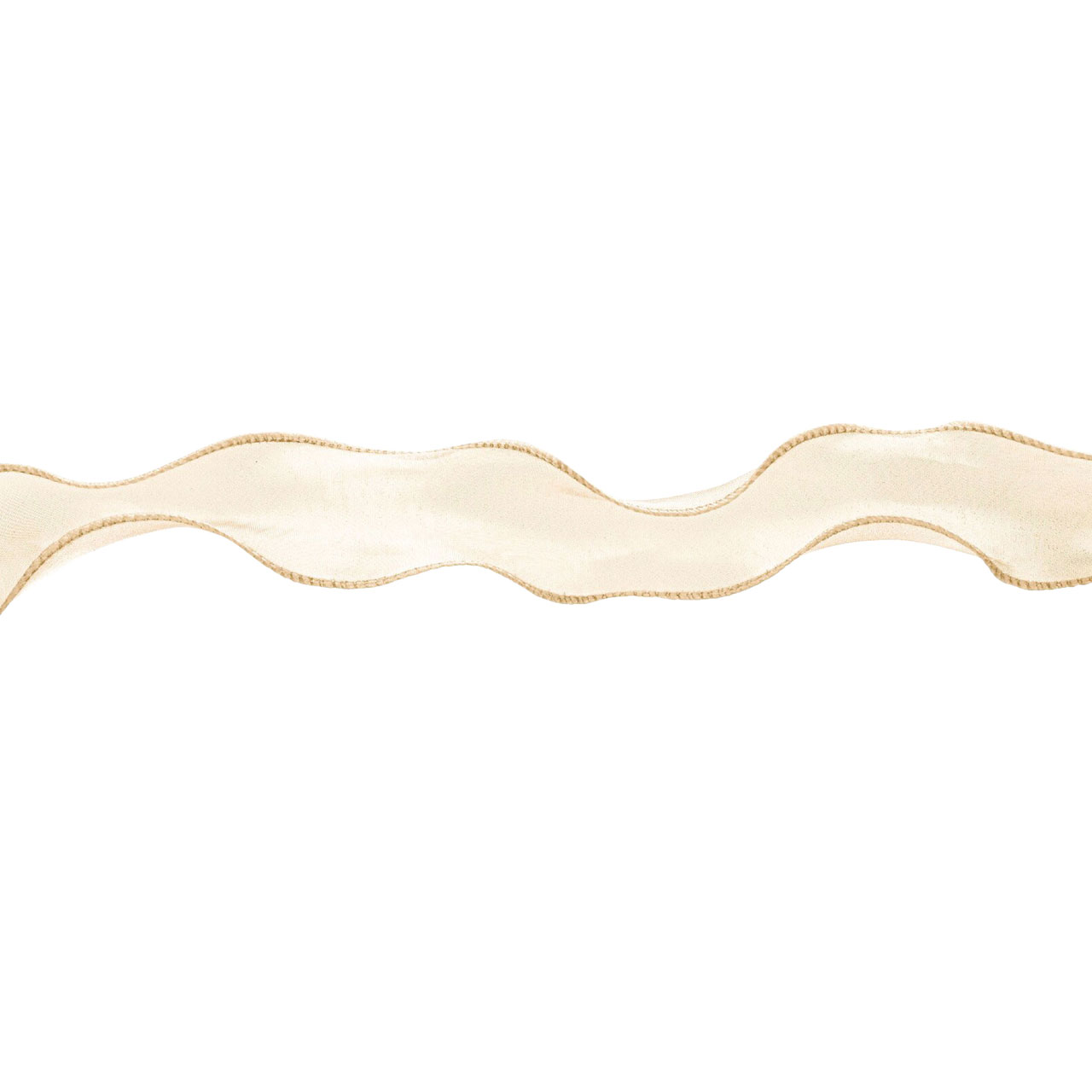 リボン カーリーオーガンジー40mm 62 ベージュ 1巻[TDLRT050107-062]|リボン ラッピング 包装資材 オーガンジー【デコレーションリボン フラワーアレンジ用 パーティー装飾 ディスプレイ インテリア雑貨 プレゼント用 】(3.0)