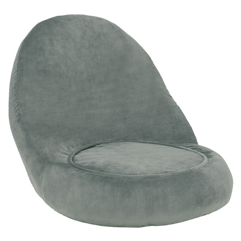 座椅子 グレー[THU3000000082]|フロア座椅子 リボンクッション付 和風クッション お洒落デザイン