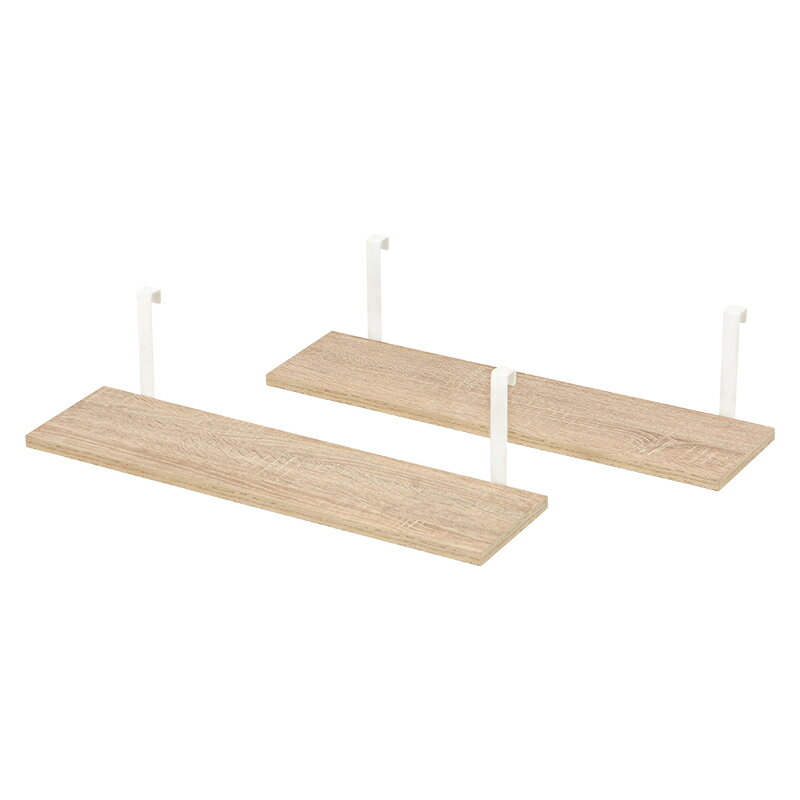 ウォールラック棚板 2枚組 ナチュラル/ホワイト[THU3000000369]|突っ張りラック専用追加棚板2枚セット機能性 お洒落デザイン