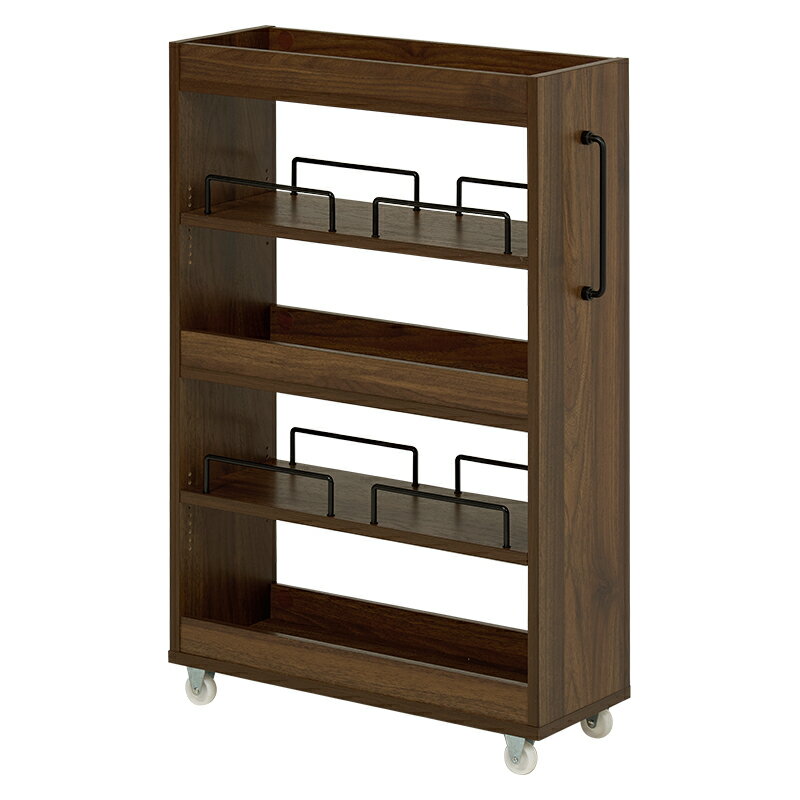 Slim Kitchen Racks - 隙間収納ワゴン ブラウン[THU3000004200]|インテリア・寝具・収納 収納家具 キッチン収納 キッチン隙間収納