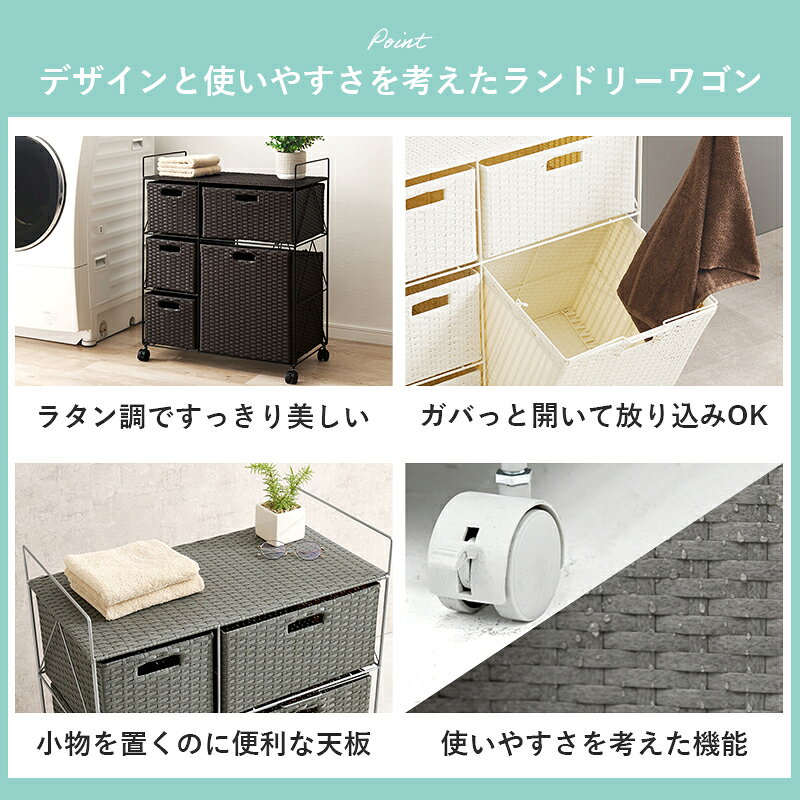 緑花堂ストアのランドリー グレー[THU3000004274]|インテリア・寝具・収納 収納家具 ・サニタリーチェスト【ランドリー収納,ランドリーラック,ランドリーチェスト,ランドリーバスケット,洗濯機ラック,洗面所収納、スリム収納, 】｜アングル3