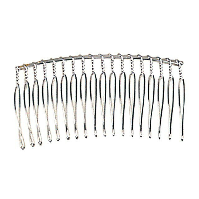 W3．5XL7cm ヘアーコーム小 ＃19　シルバー 資材 アクセサリー関連資材 アクセサリー金具 [TDLBH000004..