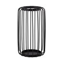 陶器 Louver　30φ51H BLACK 花器 ベース 花器（陶器） 陶器 [TDLCC550832-802] 代引決済不可|造花 フラワー 花資材 フラワーベース アレンジメント用品 フラワーアレンジメント 花材 土台 インテリア おしゃれ 店舗装飾 ディスプレイ 飾付 手作り 材料 花入れ