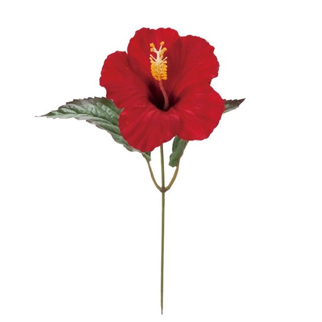 マルコハイビスカス ＃3　　RED 24本入り 造花 フラワー ハイビスカス [TDLFM001839-003] 代引決済不可