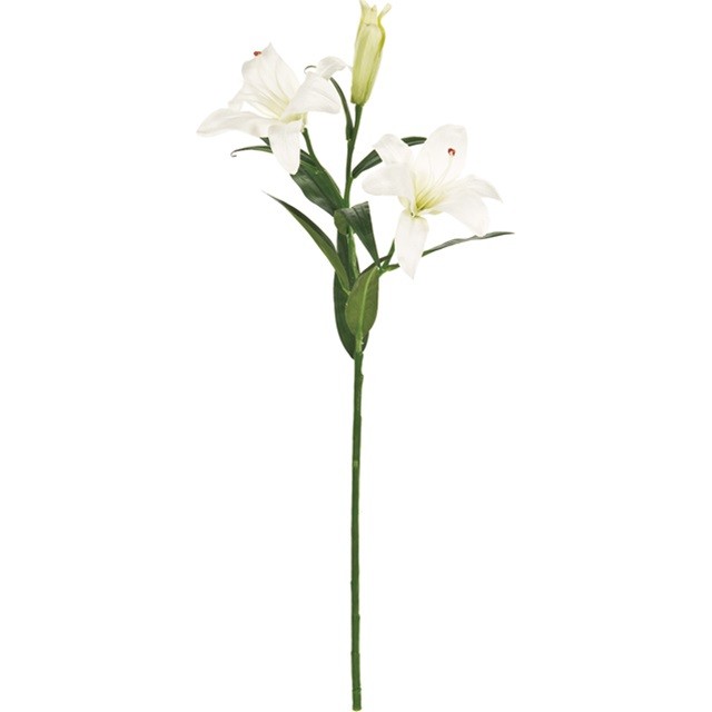 プライマルツインカサブランカ ＃1　　WHITE 造花 フラワー ゆり カサブランカ リリー  代引決済不可
