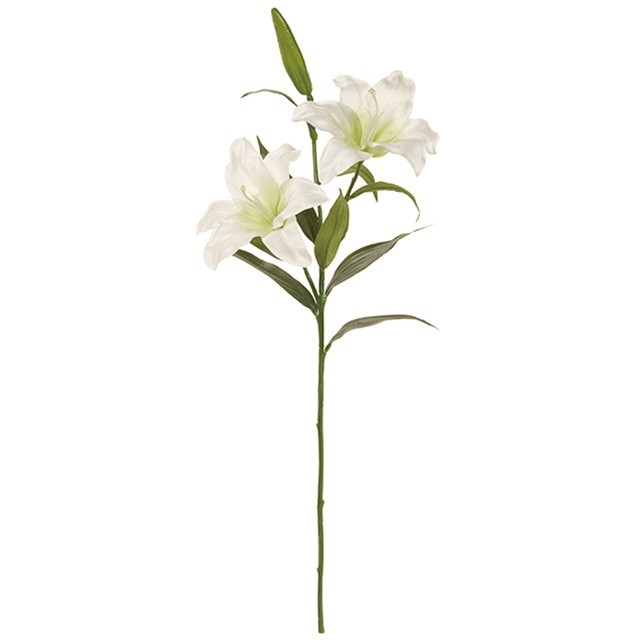 クレセントカサブランカ WHITE 造花 フラワー ゆり カサブランカ リリー [TDLFM009209] 代引決済不可