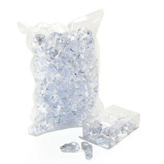 クリスタル　アイス大粒業務用 デコレーション ガラス 樹脂 アクリル プラスチック [TDLGI000043] 代引..