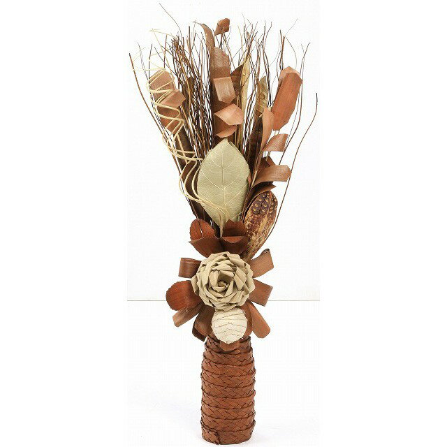 フラワーアート BR 50 造花 アート [TDLKA190007] 代引決済不可|店舗装飾 装飾 飾り付け ディスプレイ ブラウン