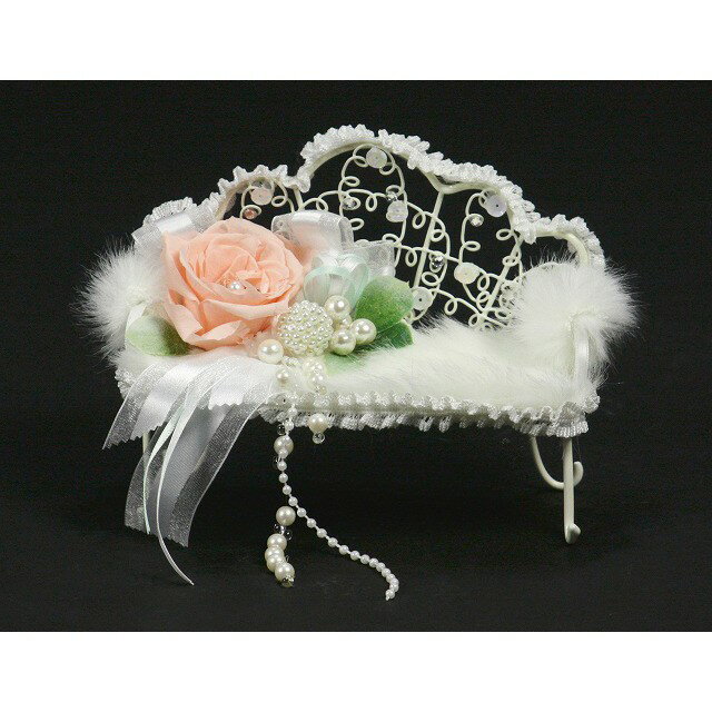 ワイヤーベンチS 花器 フラワースタンド オブジェ ベース ワイヤー素材 ワイヤーベース [TDLKA515471] 代引決済不可|装飾 飾利付け 店舗装飾 インテリア ディスプレイ アイアンスタンド ホワイト 白 W13XD5XH9．5cm