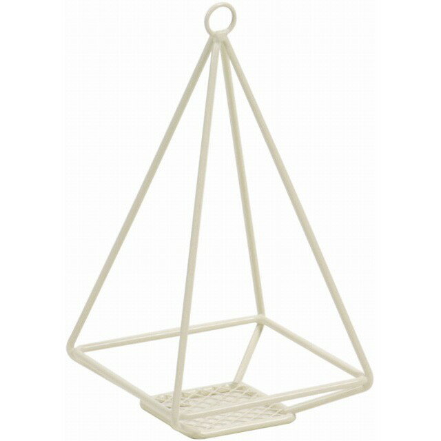 ワイヤーテラリウムSWT 白 花器 フラワースタンド オブジェ ベース ワイヤー素材 ワイヤーベース [TDLKA515489-00W] 代引決済不可|装飾 飾利付け 店舗装飾 インテリア ディスプレイ アイアンスタンド ホワイト W8．5×D8．5×H16．5cm