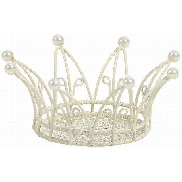 ワイヤークラウン 5個入り 花器 フラワースタンド オブジェ ベース ワイヤー素材 ワイヤーベース [TDLK..