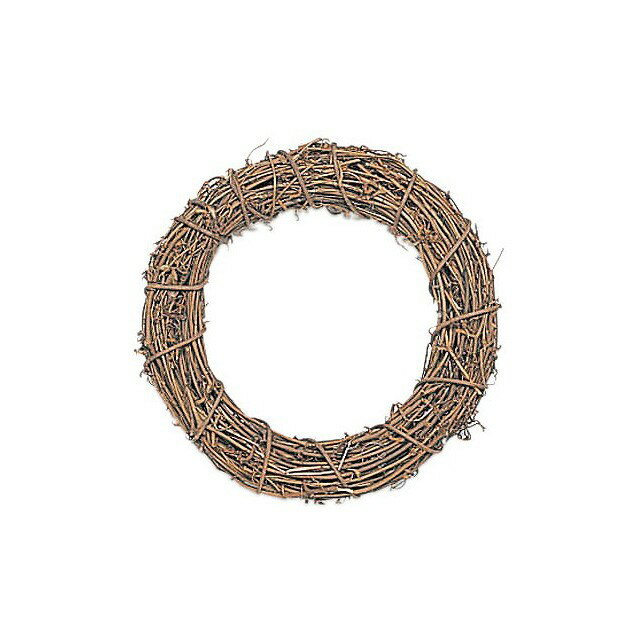 ひげづるリースφ25 10個入り 花器 ベース ナチュラル素材 バスケット かご [TDLKA607002] 代引決済不可..