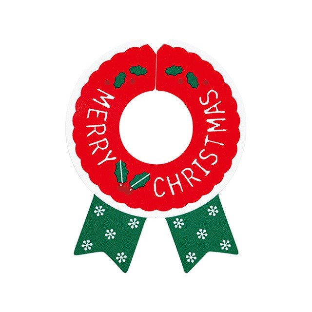 バッグクリッピータグ　65MMX50MM（30枚） 2　クリスマス リボン ラッピング 包装資材 [TDLRT080372-00..