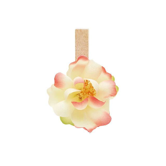 クリップボカシ梅　約3X約5CM／20コ 1　桃／白 デコレーション デコレーションパーツ その他 [TDLRT092933-001] 代引決済不可