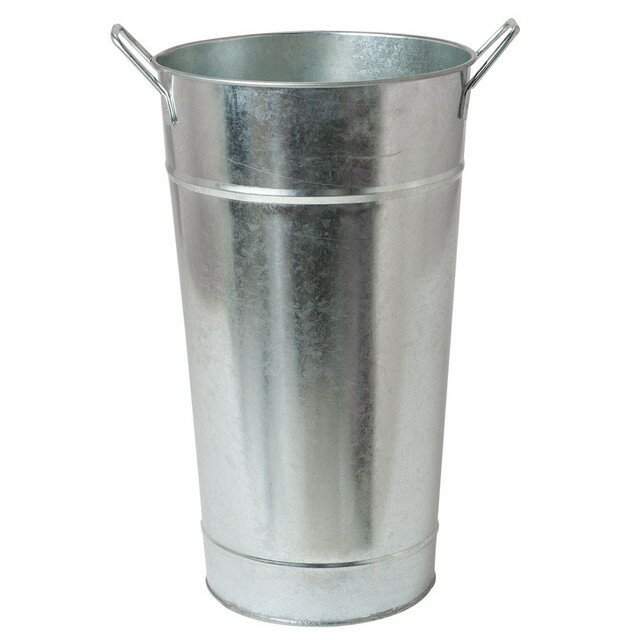 ブリキ花桶ナチュラル1号 資材 花桶 ブリキ [TDLSE0F0520] 代引決済不可