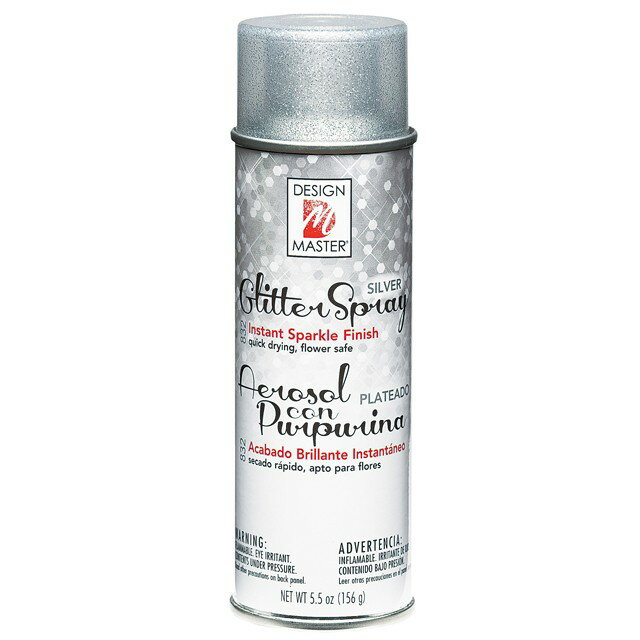 AX グリッタースプレーシルバー 資材 スプレー類 カラースプレー Φ6．8XH20．0cm [TDLSJ000832] 代引決..