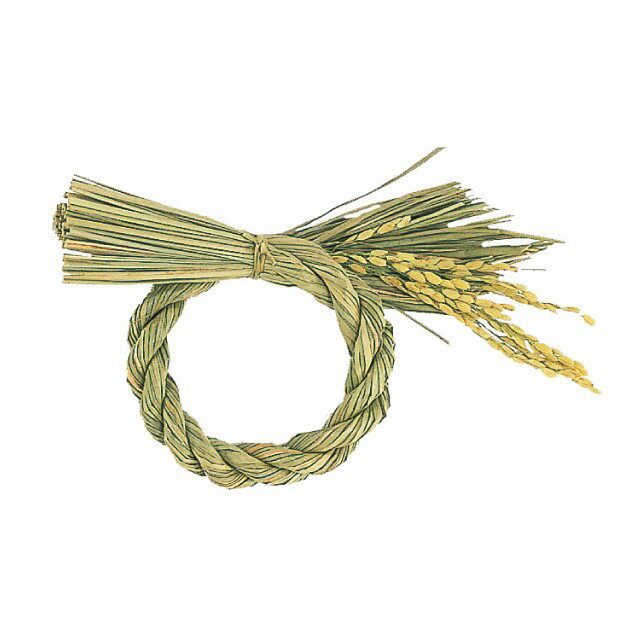 稲穂丸メ小 花器 ベース ナチュラル素材 しめ縄 [TDLXJ004630] 代引決済不可|年末年始 お正月 正月 正..