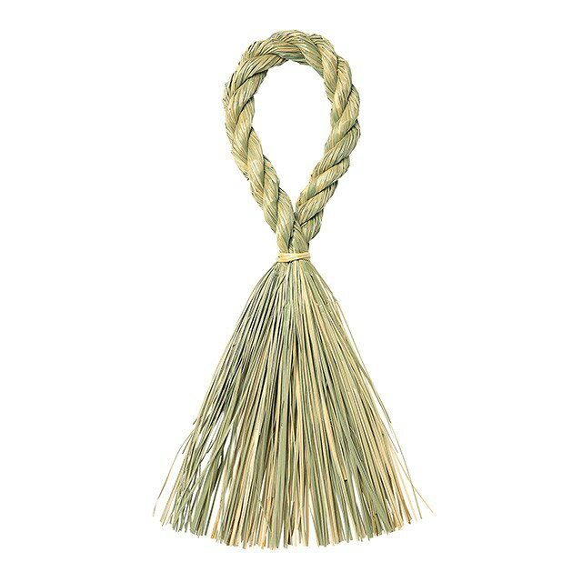 変形しめ縄リース　大 花器 ベース ナチュラル素材 しめ縄 [TDLXJ004700] 代引決済不可|年末年始 お正..