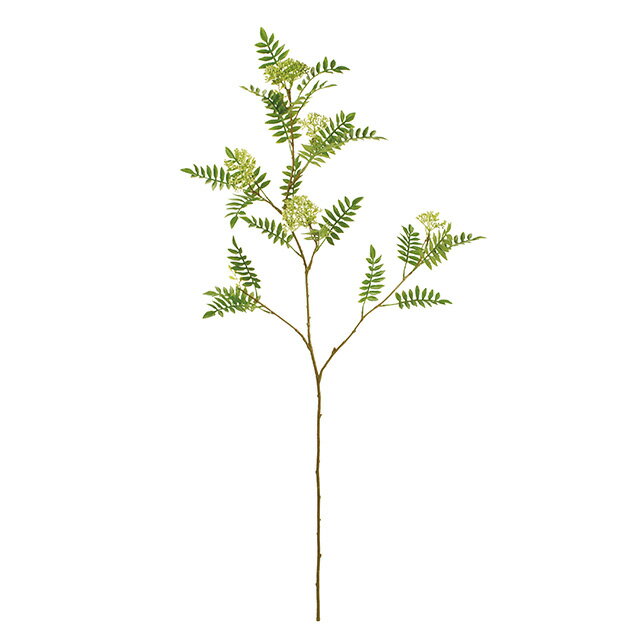 ナナカマドスプレー GREEN アーティフィシャルフラワー 造花 グリーン リーフ 多肉植物 [TDLFG004664]