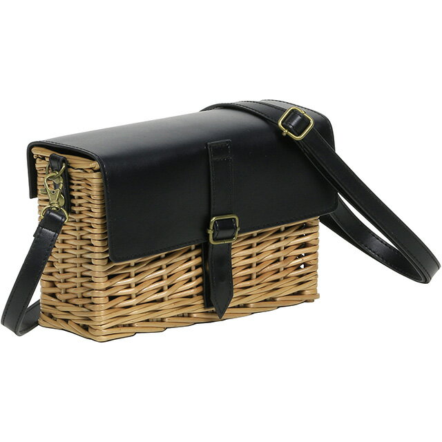 W21×D8．5×H13．5cm 煮柳BAGミニバスケット　スクエア [TDLKA314003]|花器 ベース ナチュラル素材 バス..