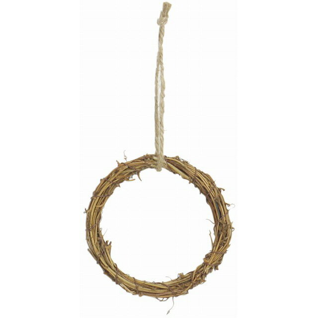 φ10×H1 ひげづる細リースφ10 10個入り 花器 ベース ナチュラル素材 リース [TDLKA607105]|造花 フラワ..