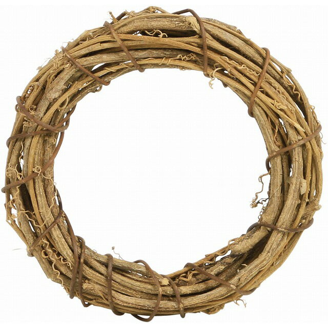 φ15×3 黄づるリース丸15 10個入り 花器 ベース ナチュラル素材 リース [TDLKA636004]|造花 フラワー 花..