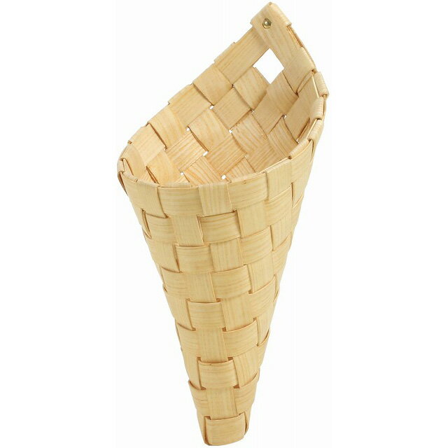 16×14．5×34H ウッディ壁掛けバスケットL 花器 ベース ナチュラル素材 バスケット かご [TDLKA701252]|造花 フラワー 花資材 花かご アレンジメント用品 フラワーアレンジメント 花材 土台 インテリア おしゃれ 店舗装飾 ディスプレイ 花入れ アレンジ 木製花器