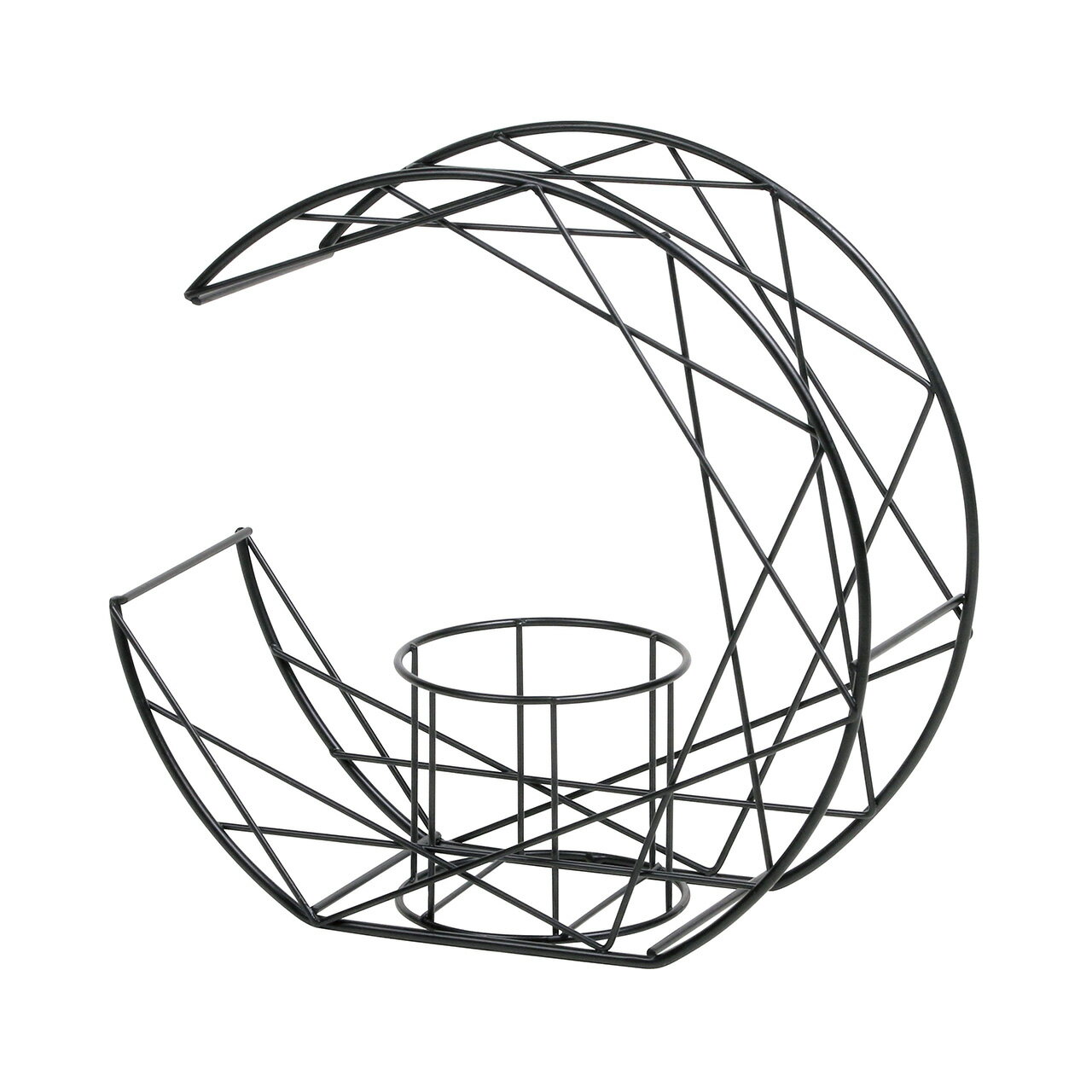 ワイヤー 和モダン MidareL 黒 ワイヤーベース [TDLKA615138-00B] アレンジメント花材 ハンドメイド資..