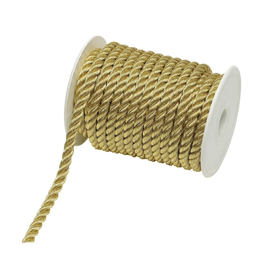 ロイヤルコード 6mm ゴールド 1巻 包装資材 ラッピングコード 紐[TDLRT051919-000] アレンジメント花材..