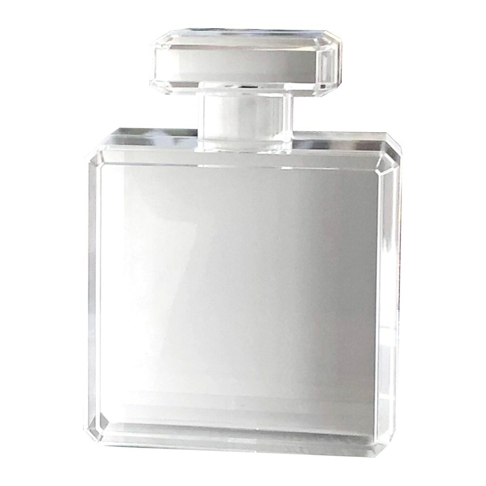 レビューを書いて　緑花堂5％OFFクーポンGET！ レビューを書いたらメールでお知らせくださいね ●商品名プロフーモ背面ホワイト香水瓶型クリアケース花器ベースプラスチック樹脂 ●商品番号TDLGH0HC101-0WT ●商品説明背面ホワイト...