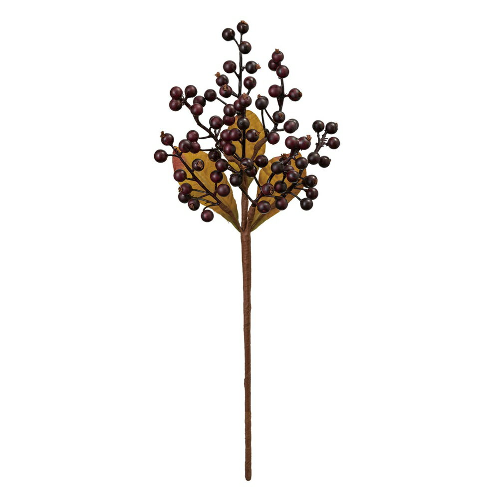 マチュアカラードベリー バーガンディ／パープル アーティフィシャルフラワー 造花 実もの ベリー [TDLFM000779-017] フラワーギフト ハンドメイド資材 ガーデニング用品 ディ スプレイ ナチュラルアレンジ インテリアフラワー