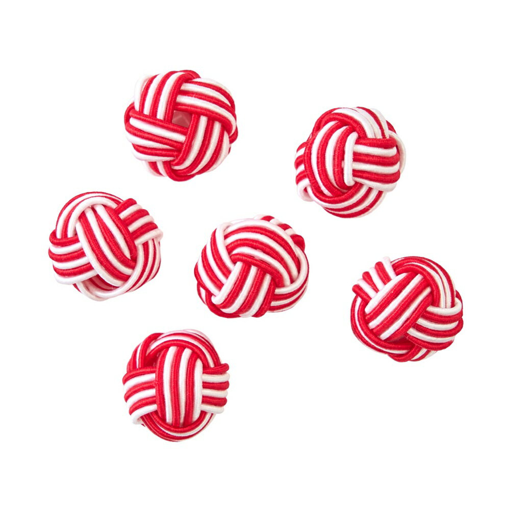 絹巻水引玉結び6コ入水引飾りデコレーション素材[TDLXJ000481] 装飾 フラワーギフト ハンドメイド資材 ..