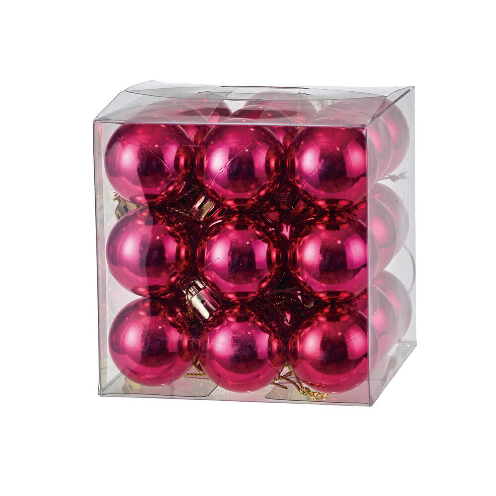 シャイニーボール30 ピンク 27コ入クリスマスボール オーナメン トクリスマスボール[TDLXB005000-002] 【スペシャルプライス】 クリスマス用品 デコレーション・飾り ディスプレイ 店舗装飾 インテリア ポリスチレン